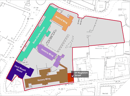 exeter hospital devon royal old dean house site clark clarke halford managed victoria